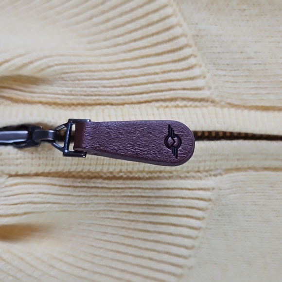 Martin | Men's 1/4 Zip Merino/Cotton Argyle Whisper Rock Golf Club Vest Sz L - Picture 3 of 10